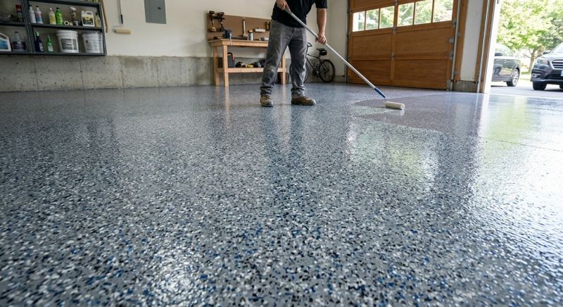 Basement Floor Epoxy Service in Fairfax, VA