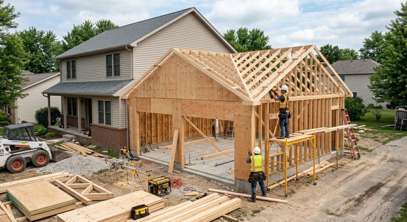 Detached Garage Construction in Pearland, TX
