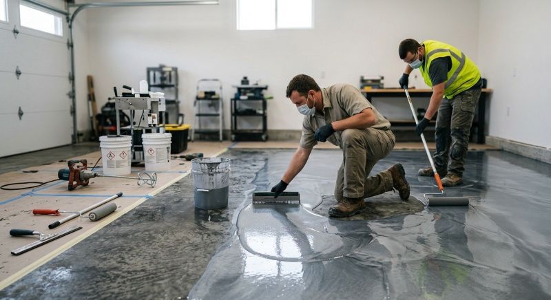 Epoxy Floor Coating Service in Raleigh, NC