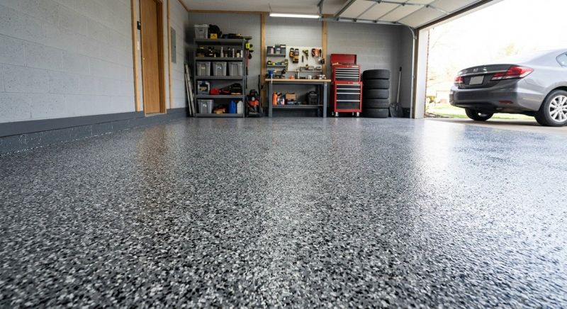 Epoxy Garage Flooring Installation in Annapolis, MD