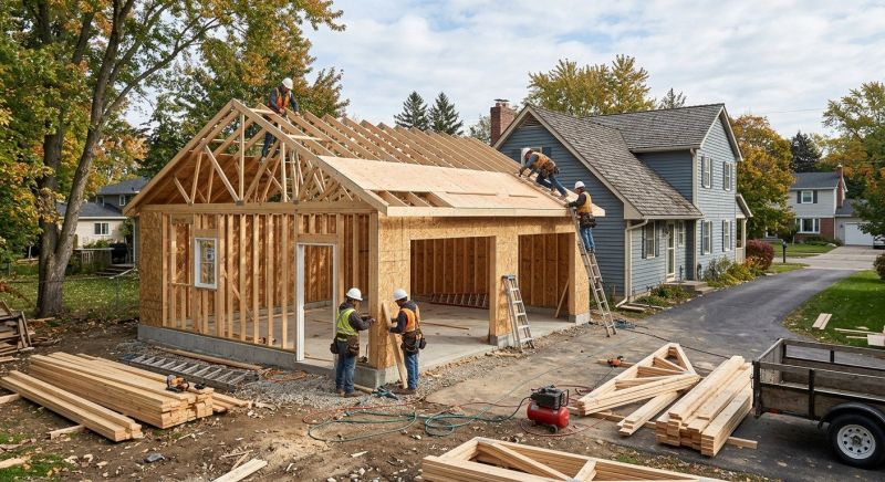 Garage Addition Installation in Cypress, TX