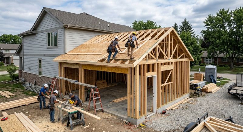 Garage Construction in Cypress, TX