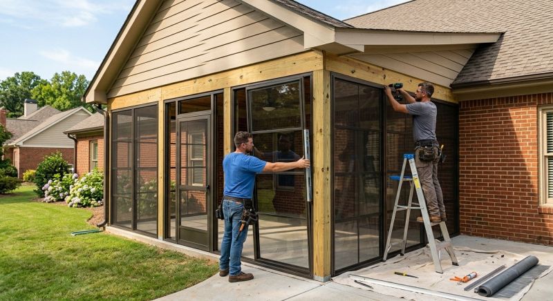 Lanai Enclosure Installation in Arvada, CO