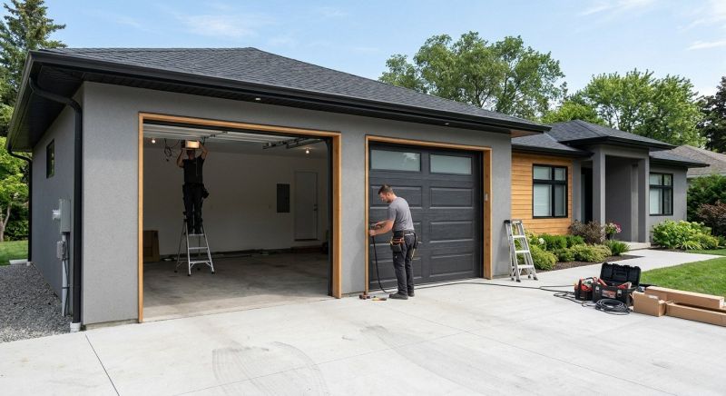 Three Car Garage Installation in Charleston, SC