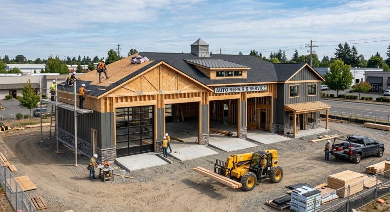 Industrial Garage Construction in Cypress, TX