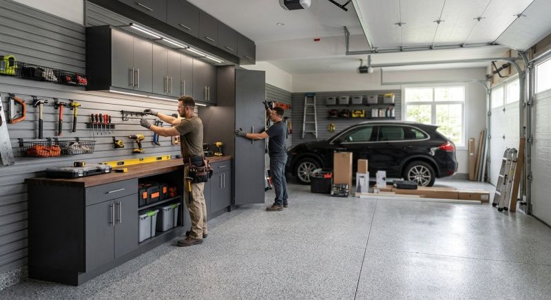 Three Car Garage Installation in Charleston, SC